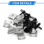 Set of 10 Fender Liner Splash Shield Bumper Cover Screws for Mercedes-Benz 500 SEC (1980–1993)