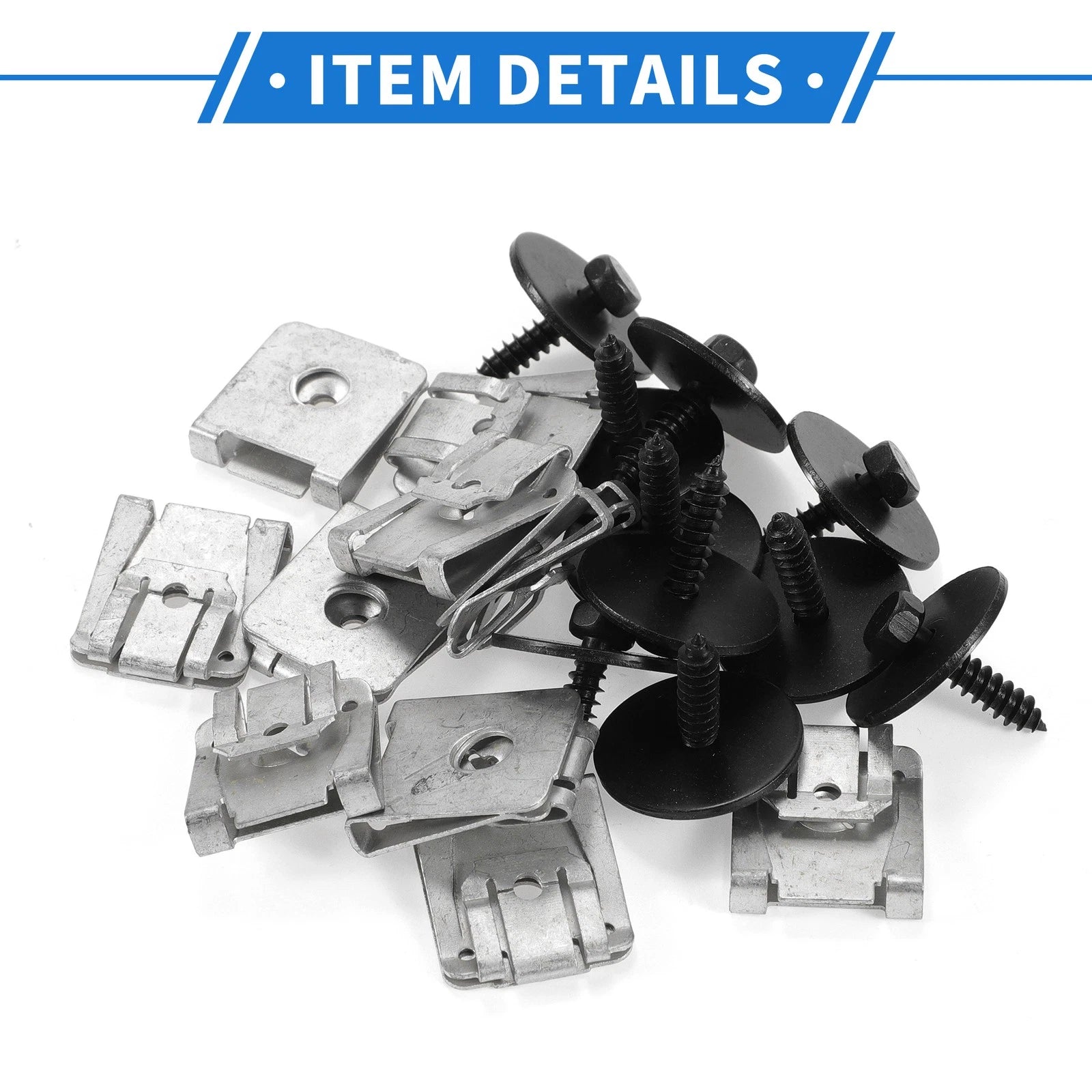 Set of 10 Fender Liner Splash Shield Bumper Cover Screws for Mercedes-Benz 500 SEC (1980–1993)