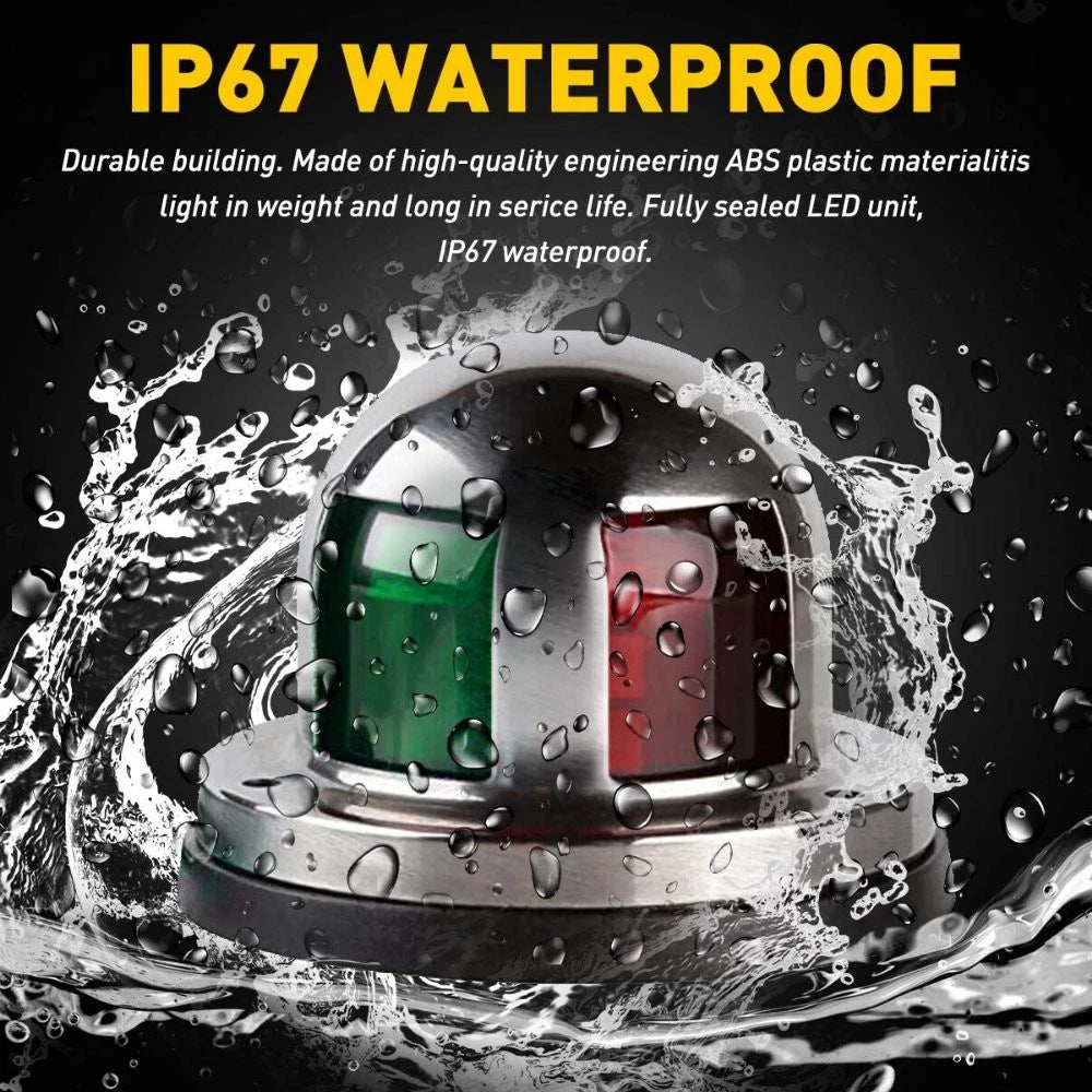 LED Navigation Boat Light for Pontoon (12V)