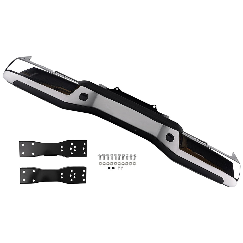 Rear Bumper Assembly Chrome Steel for Nissan Frontier (1998–2004) 850107B426