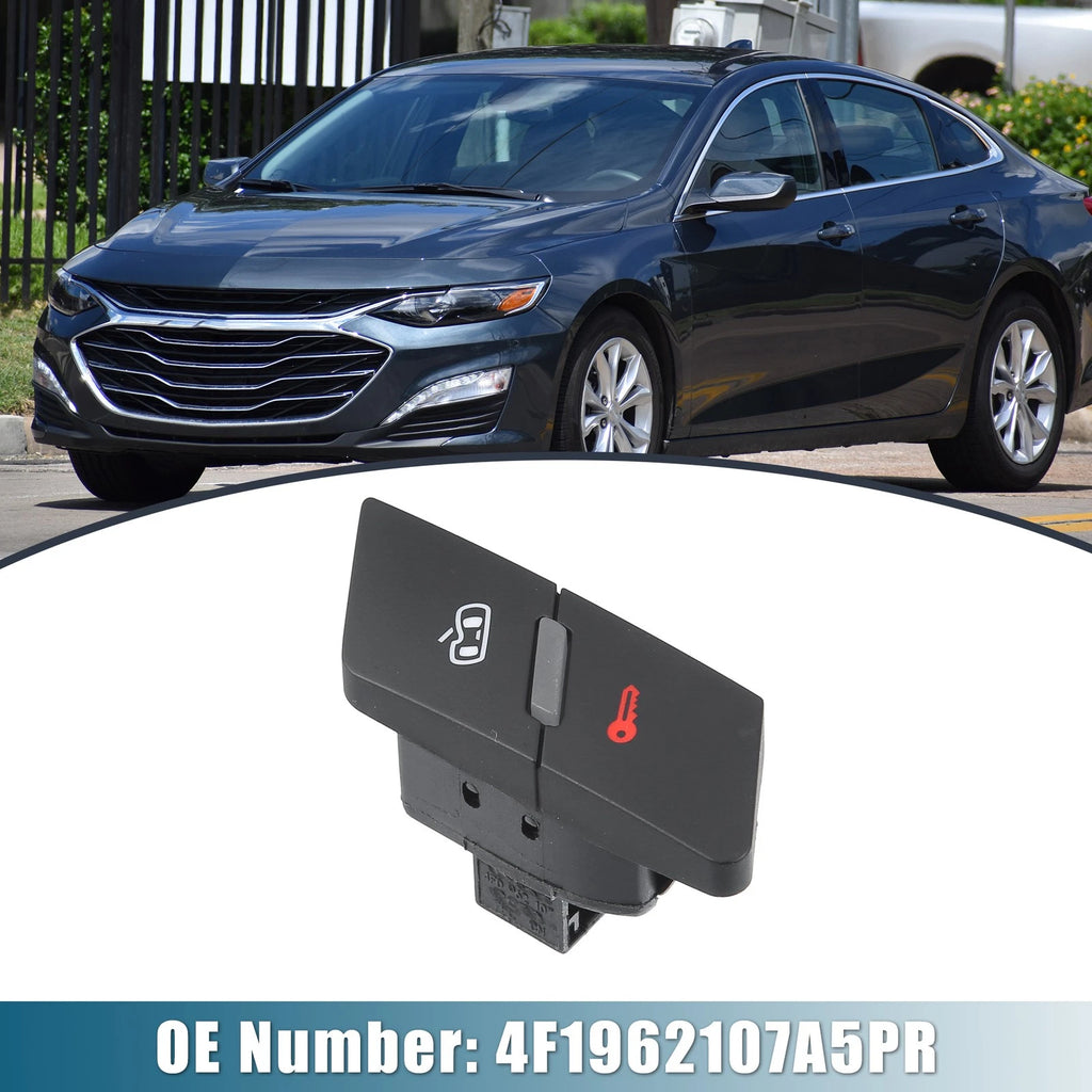 Central Door Lock Switch Button Cover for Audi A6 (2005–2011) NO.4F1962107A5PR