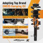 2X Front Complete Struts w/ Coil Springs for Ford Focus (2000-2005)