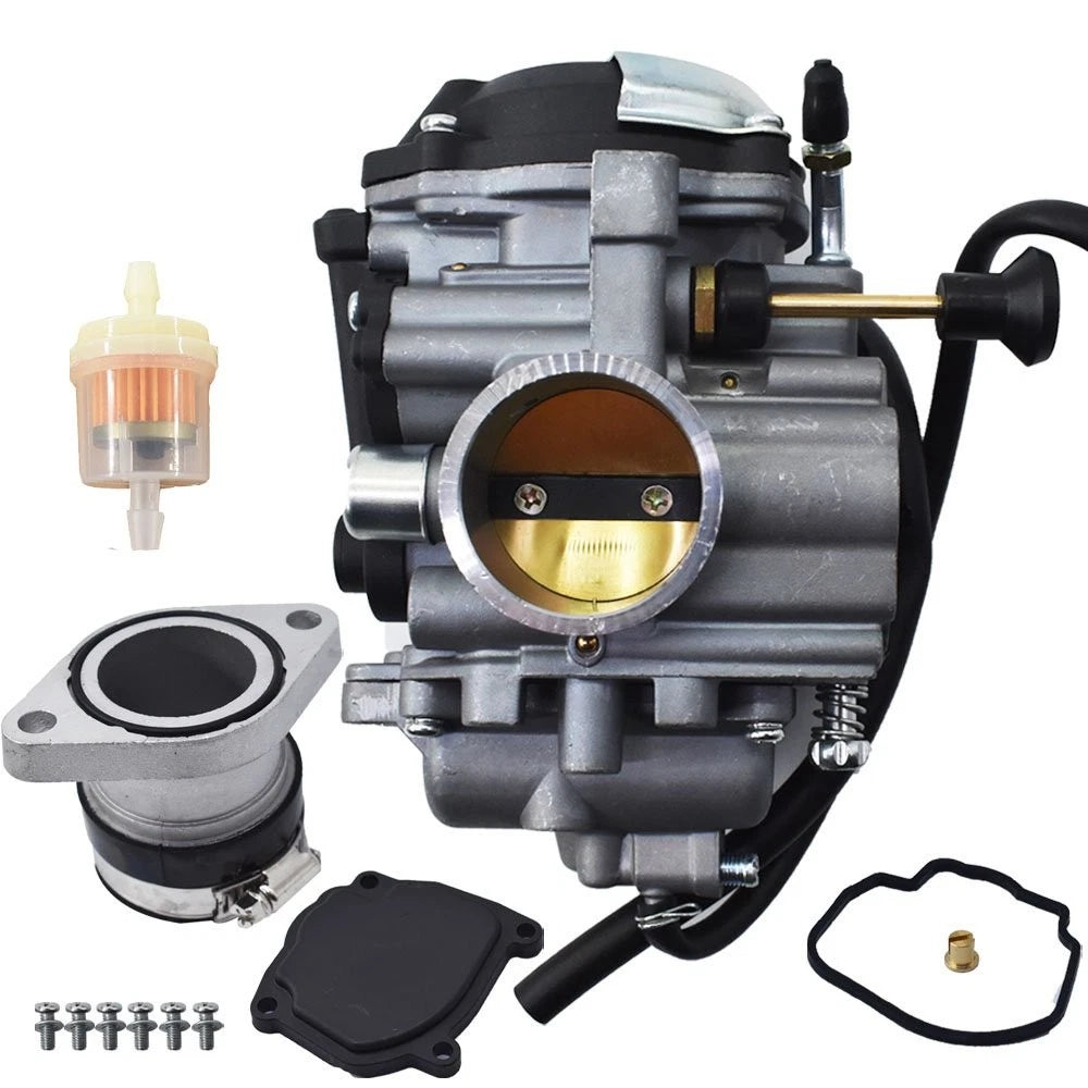 Carburetor with Intake Manifold Boot for Yamaha Big Bear Wolverine 350 (1995–2006)