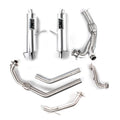 HMF Performance Venom Green Dual Full System Exhaust for Can-Am Maverick XDS (2013–2023)