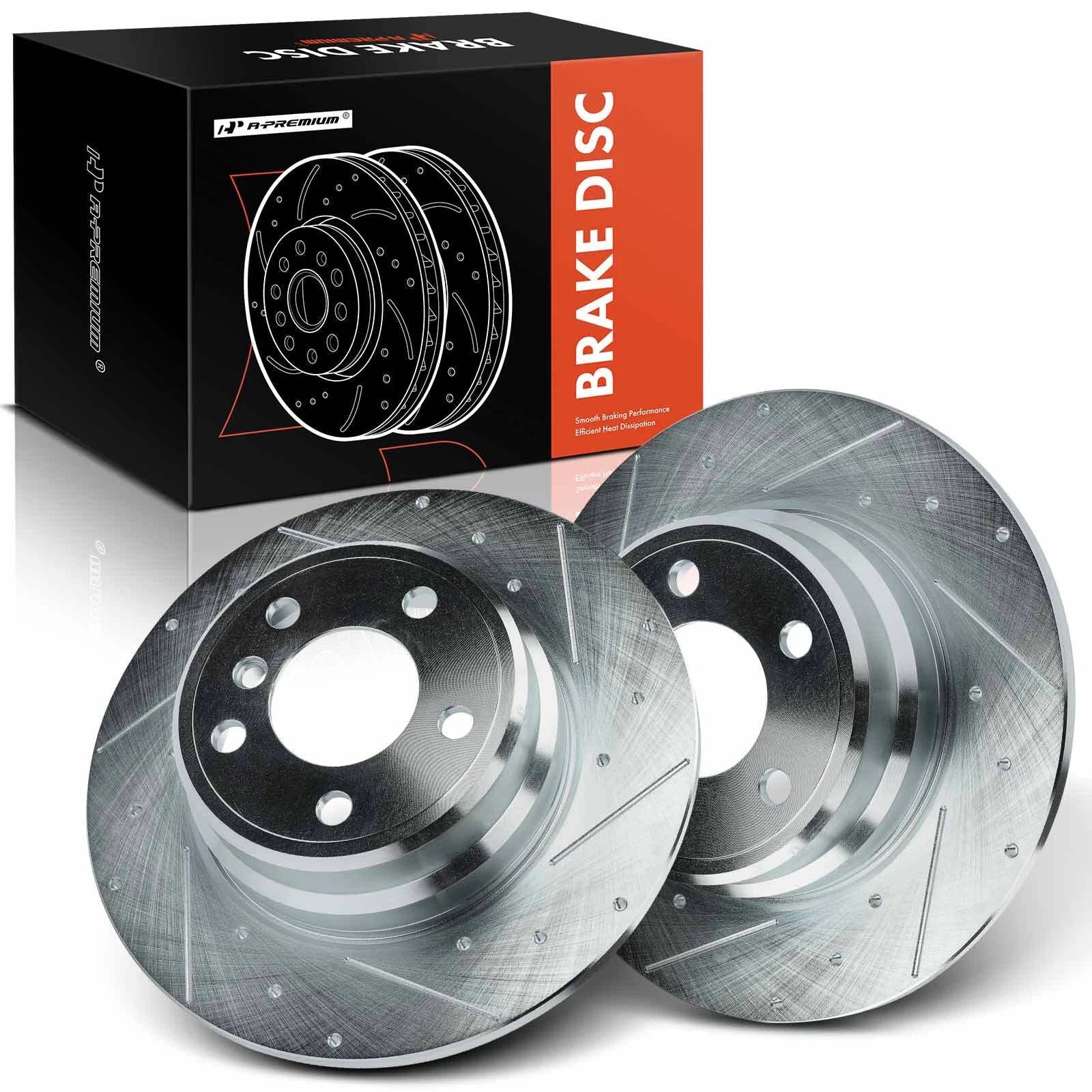Rear Drilled Brake Rotors for BMW X5 (2000–2006)