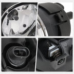 Clear Lens Front Bumper Fog Lights for Nissan Armada Titan (2005–2015)