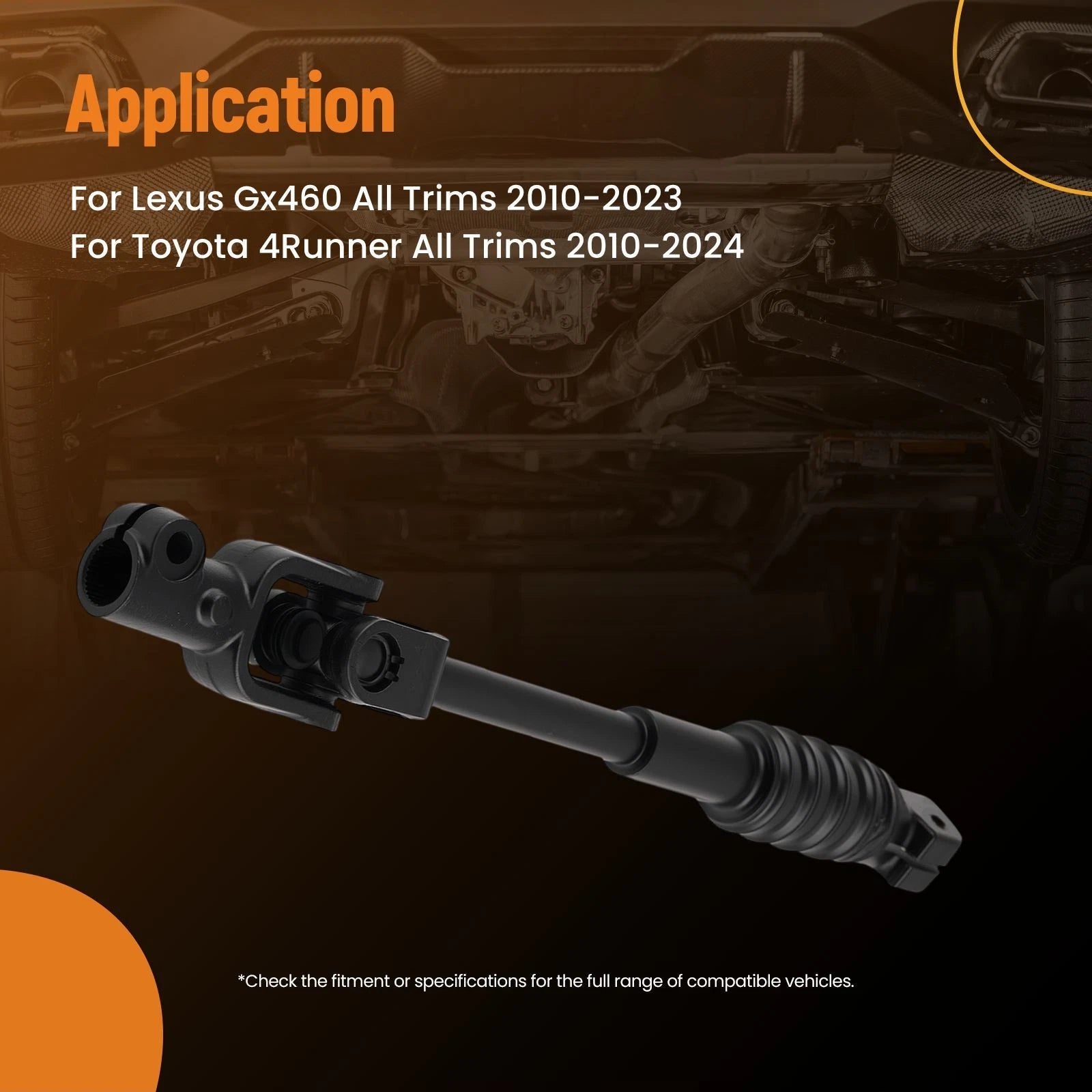 Lower Steering Column Shaft for Toyota 4Runner (2010-2021)