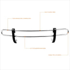 Passenger Side Headlight Lamp for Toyota Tacoma (2005–2011) Chrome/Amber