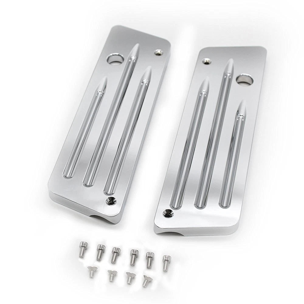 CNC Machined Saddlebag Latch Cover for Harley Touring FLH FLT (1993–2013)