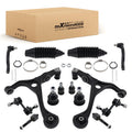 14pc Front Lower Control Arms Tie Rods Sway Bars for Honda Accord (2003–2006)