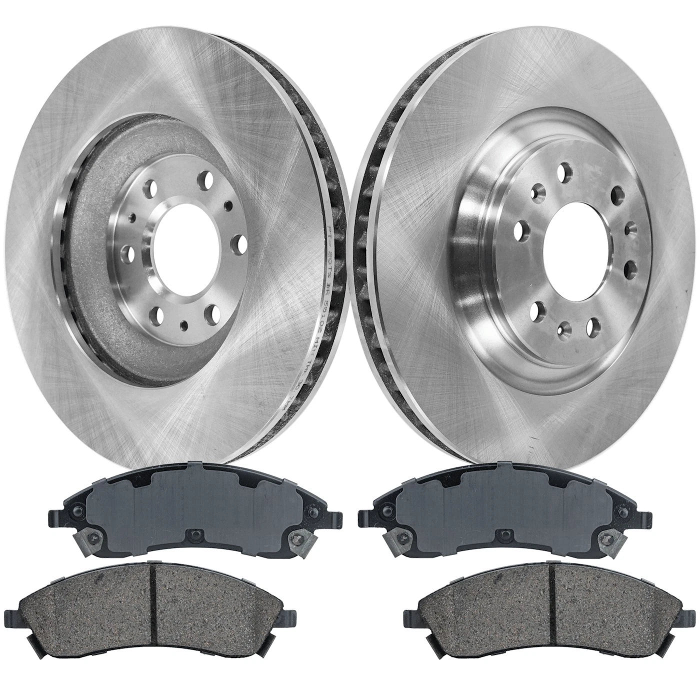 Brake Disc Rotors and Pads Kit for Cadillac SRX (2004–2009)