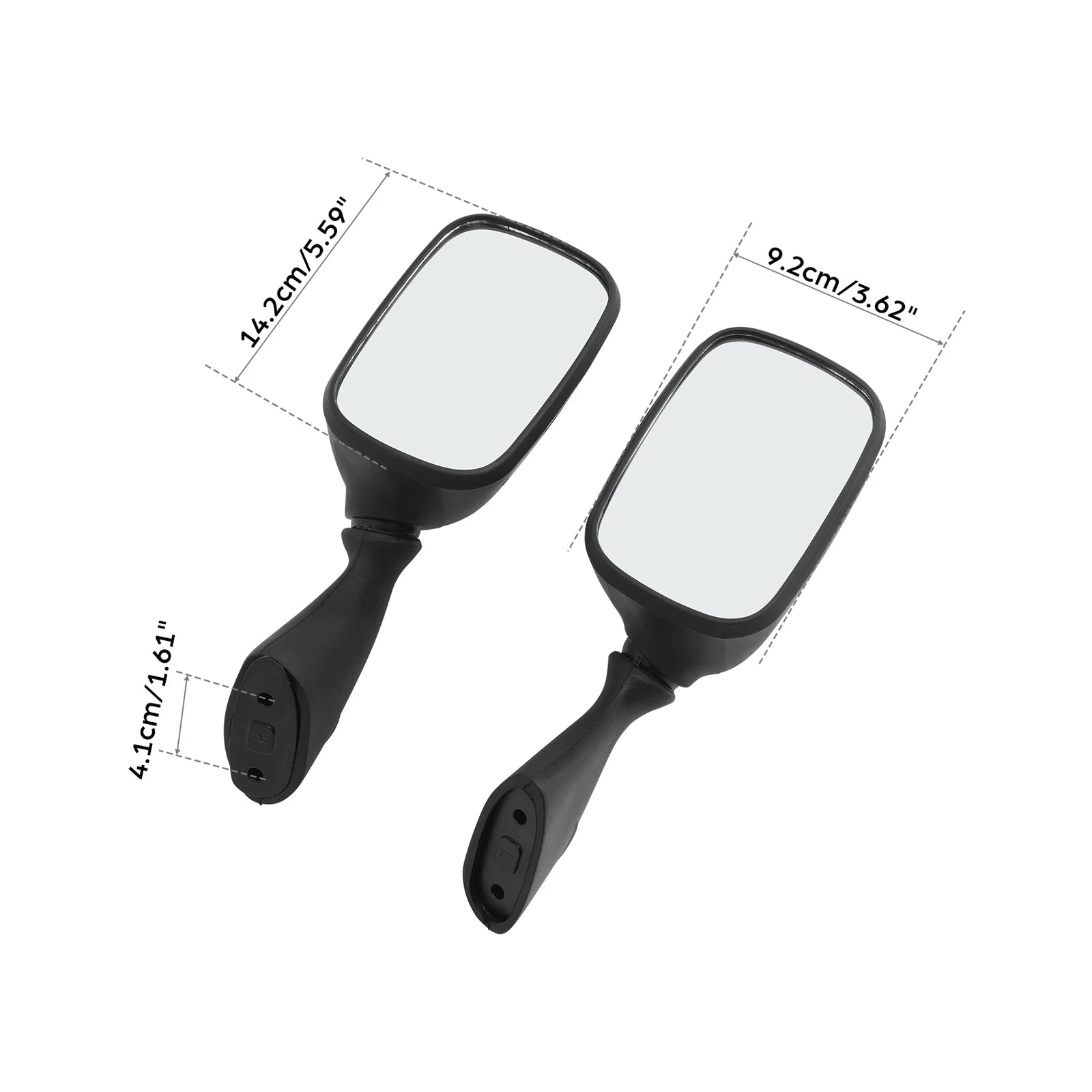 Set of 2 Rear View Mirrors for Suzuki GSXR1000 (2001–2002)