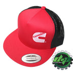 Cummins Trucker Mesh Hat for Trucks (Flat Bill, Snap Back)