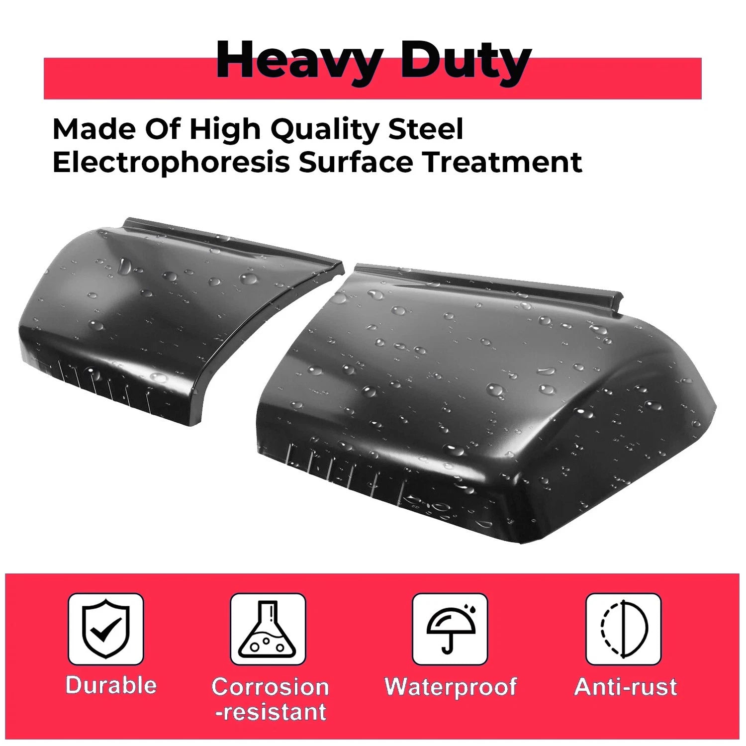 Lower Rear Quarter Panel Section Set of 2 for Chevrolet Suburban GMC Yukon (2000-2006)