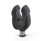 Rod Holder Rest Head with Black Silicone Grip for Universal Use