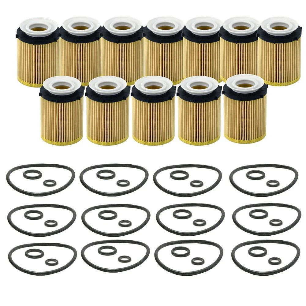 Set of 12 Wix WL7515 Engine Oil Filter Kit for (Metal Free)
