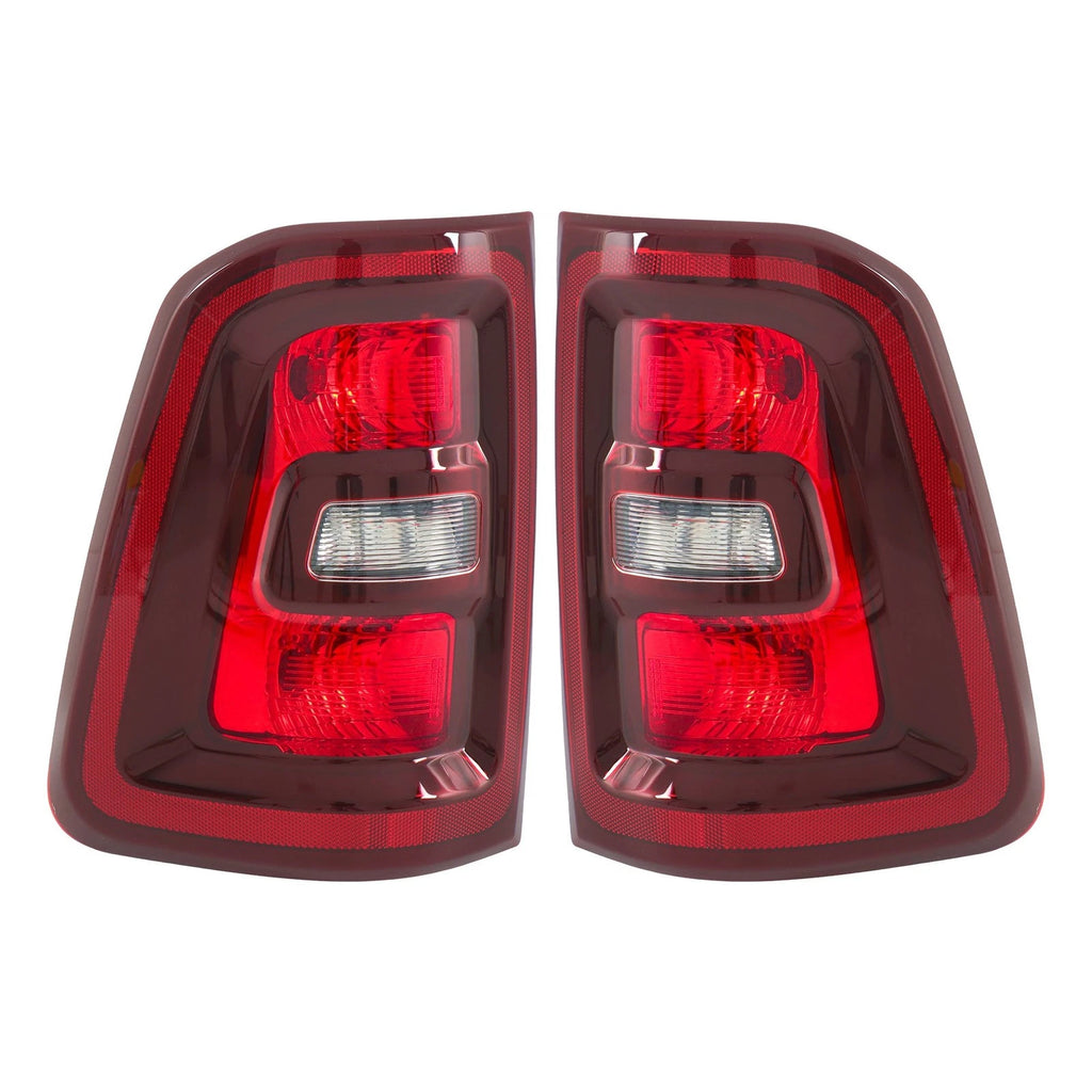 Set of 2 Halogen Black Tail Light Assembly for Ram 1500 (2025)