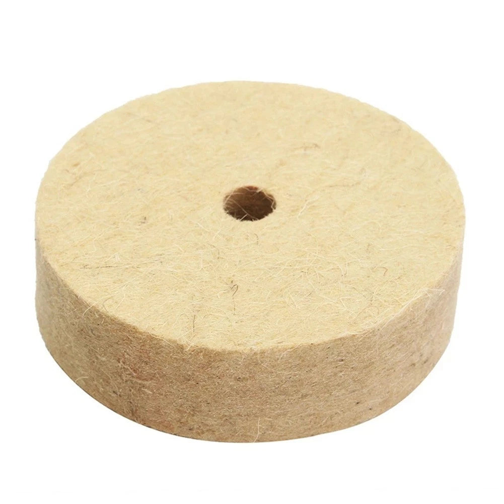 3" Wool Felt Polishing Wheel Buffing Pad for Universal Use