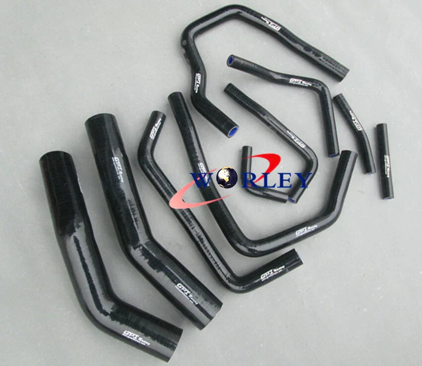 Aluminum Radiator + Blue Hose for Toyota Land Cruiser 80 Series (90-98)