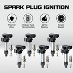 6X Ignition Coil & Iridium Spark Plug for Cadillac GMC Chevy Buick (OEM) UF569