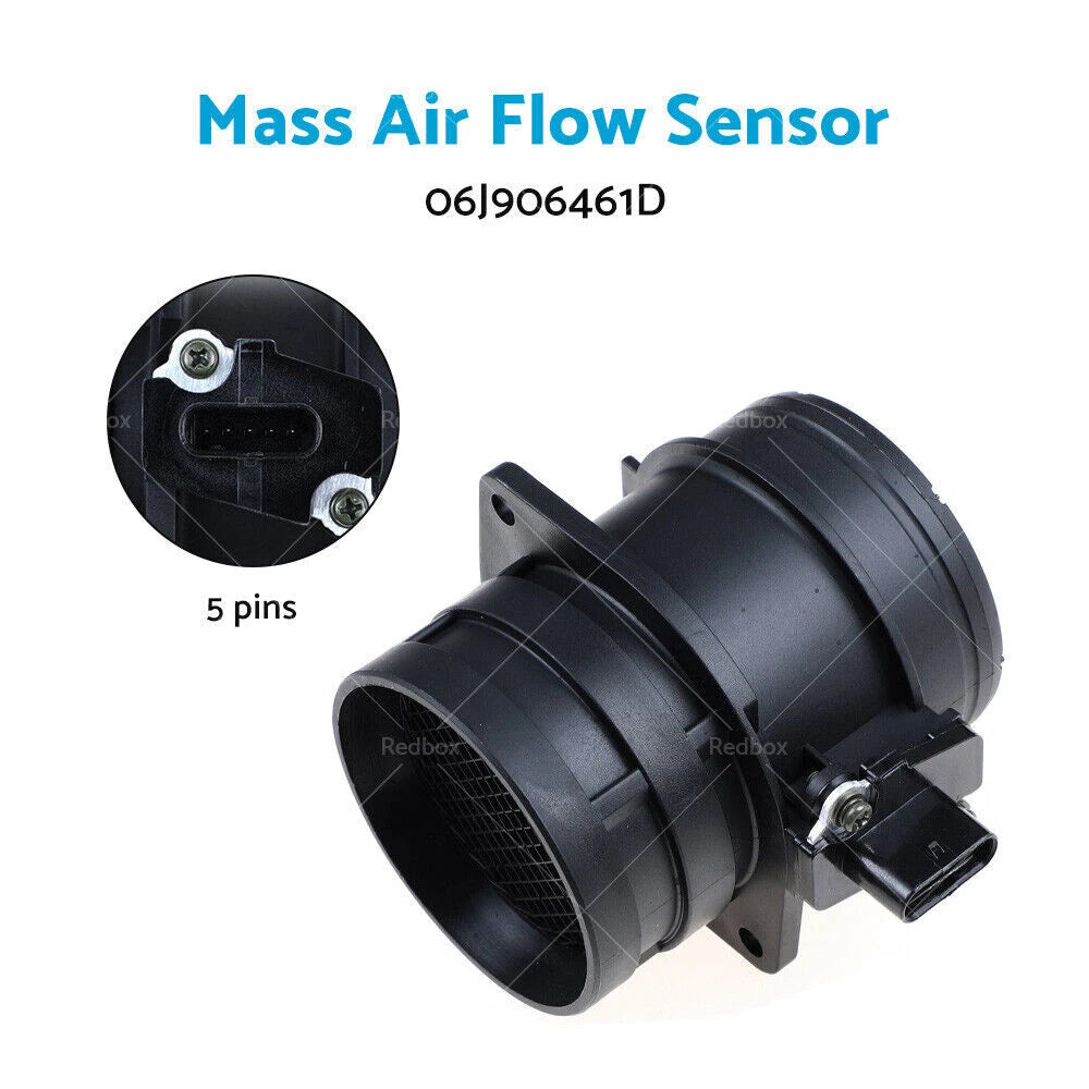 MAF Mass Air Flow Sensor for Audi A3 A4 A5 Q3 Q5 Q7 TT VW Golf Jetta (2000–2023)