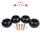 Set of 4 Mower Deck Wheels Bolts for RZT50 RZT54 LT1050 SLT1554