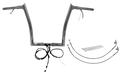 1-1/4" Pointed Top Handlebar Kit for Harley Davidson (14")