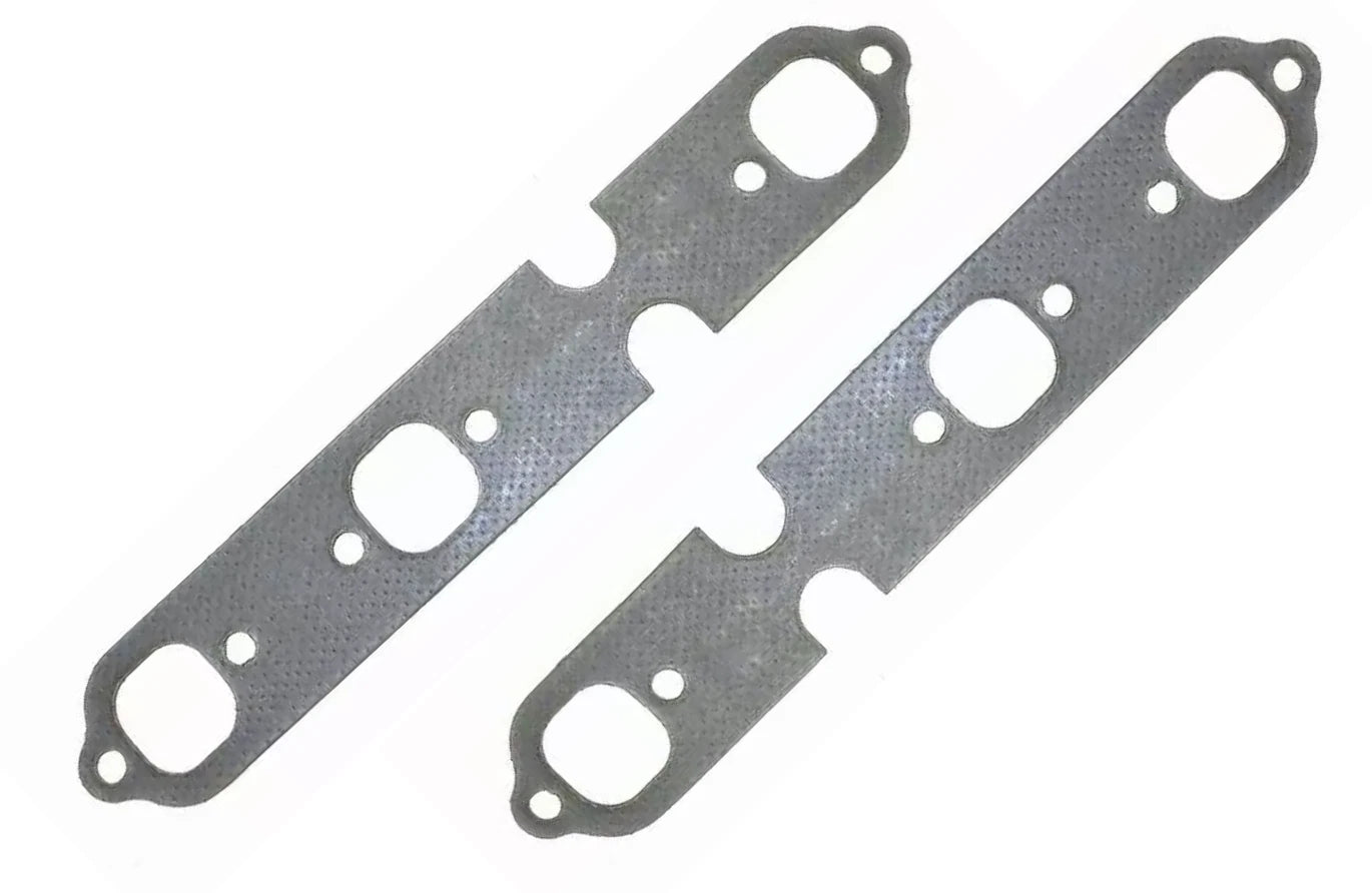 2Pcs Exhaust Manifold Gasket for Mercruiser / OMC Volvo V-6 4.3L