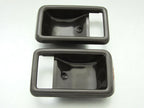 Interior Door Cup Bezels for Toyota Corolla E70 KE70 (1979-1982) - Brown Pair