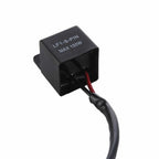 Electronic LED Flasher Relay with Adapter for Universal Fit (2-Pin) (-)