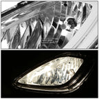 Set of 2 Chrome Clear Lens Fog Lights for Md/Ud (2011–2013)