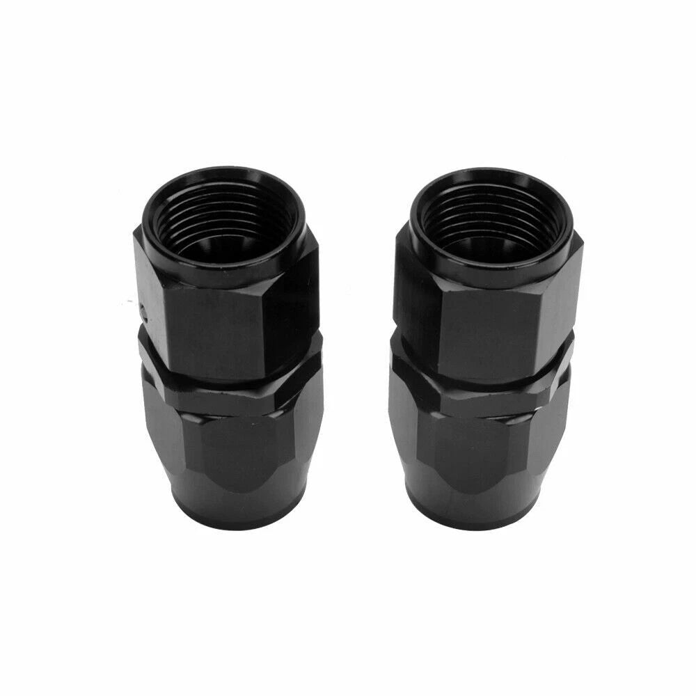 10AN Black Straight Swivel Hose End Fitting for CPE Oil & Fuel Lines (2020–2025)