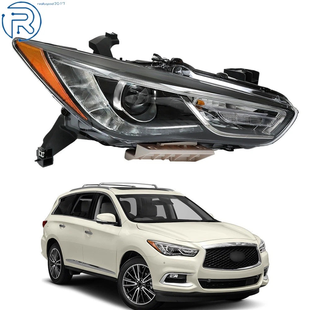 Passenger Side HID Xenon Headlight w/o AFS for Infiniti QX60 (2016–2018)