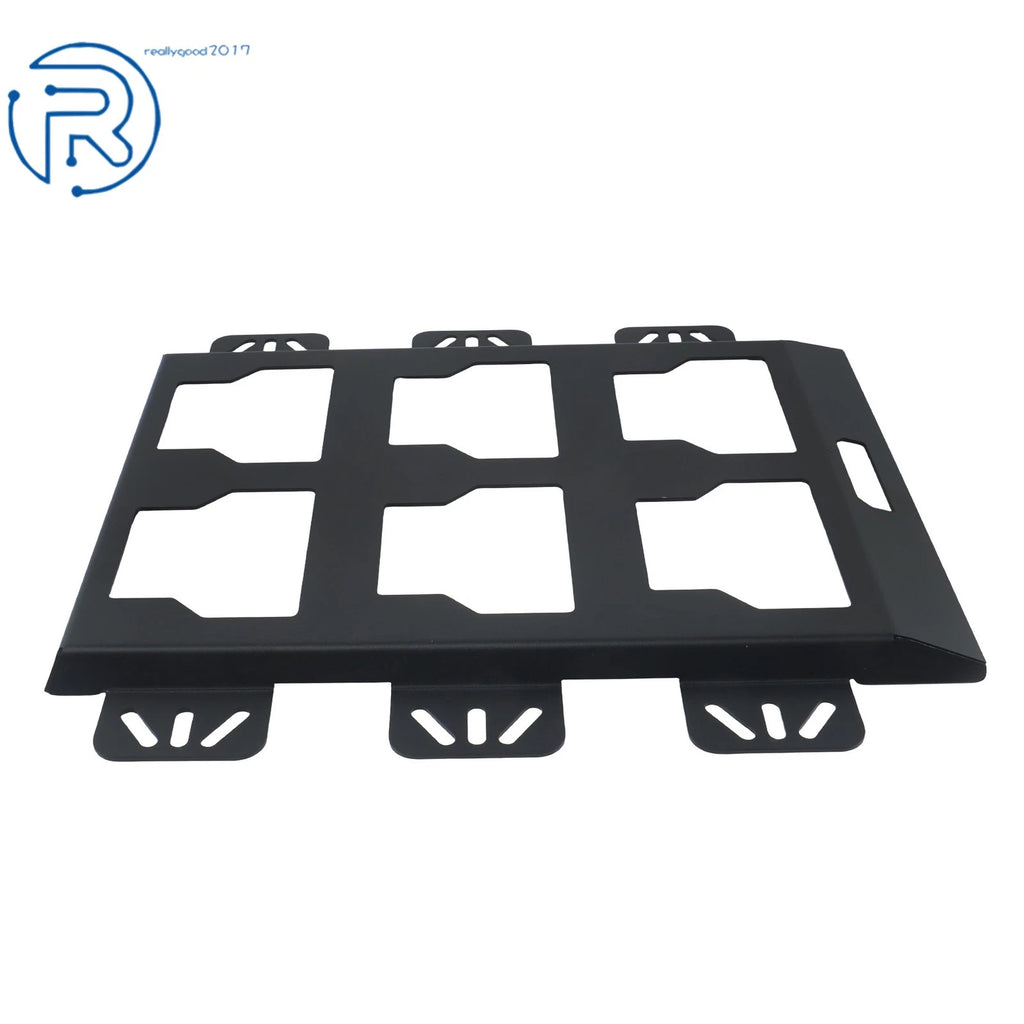 2X Mounting Plate for Organization System (50 lbs, Black)