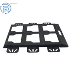 2X Mounting Plate for Organization System (50 lbs, Black)
