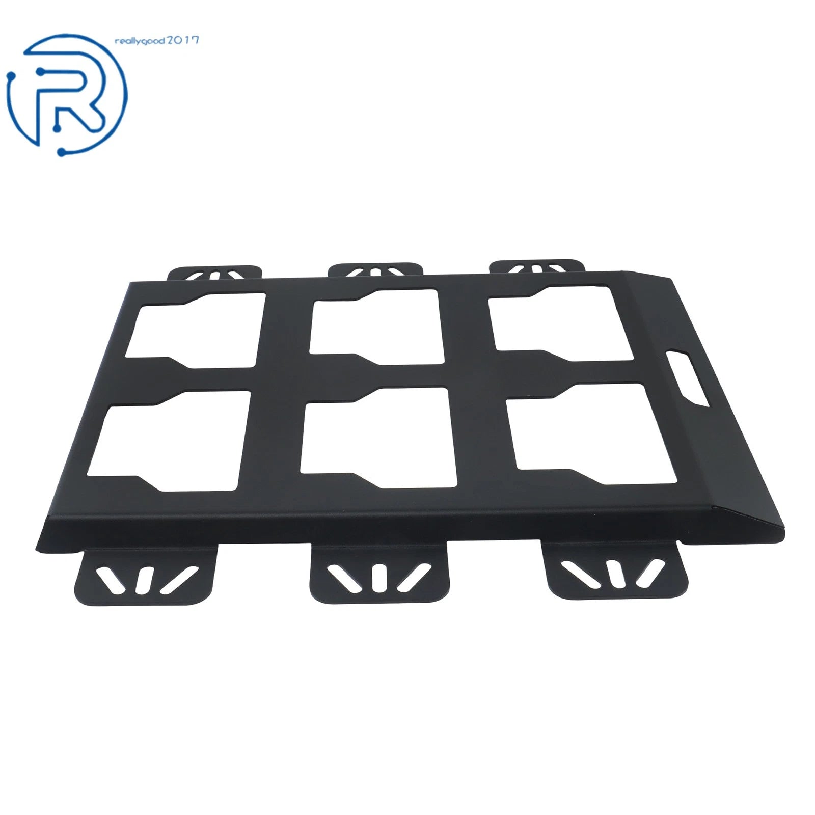 2X Mounting Plate for Organization System (50 lbs, Black)
