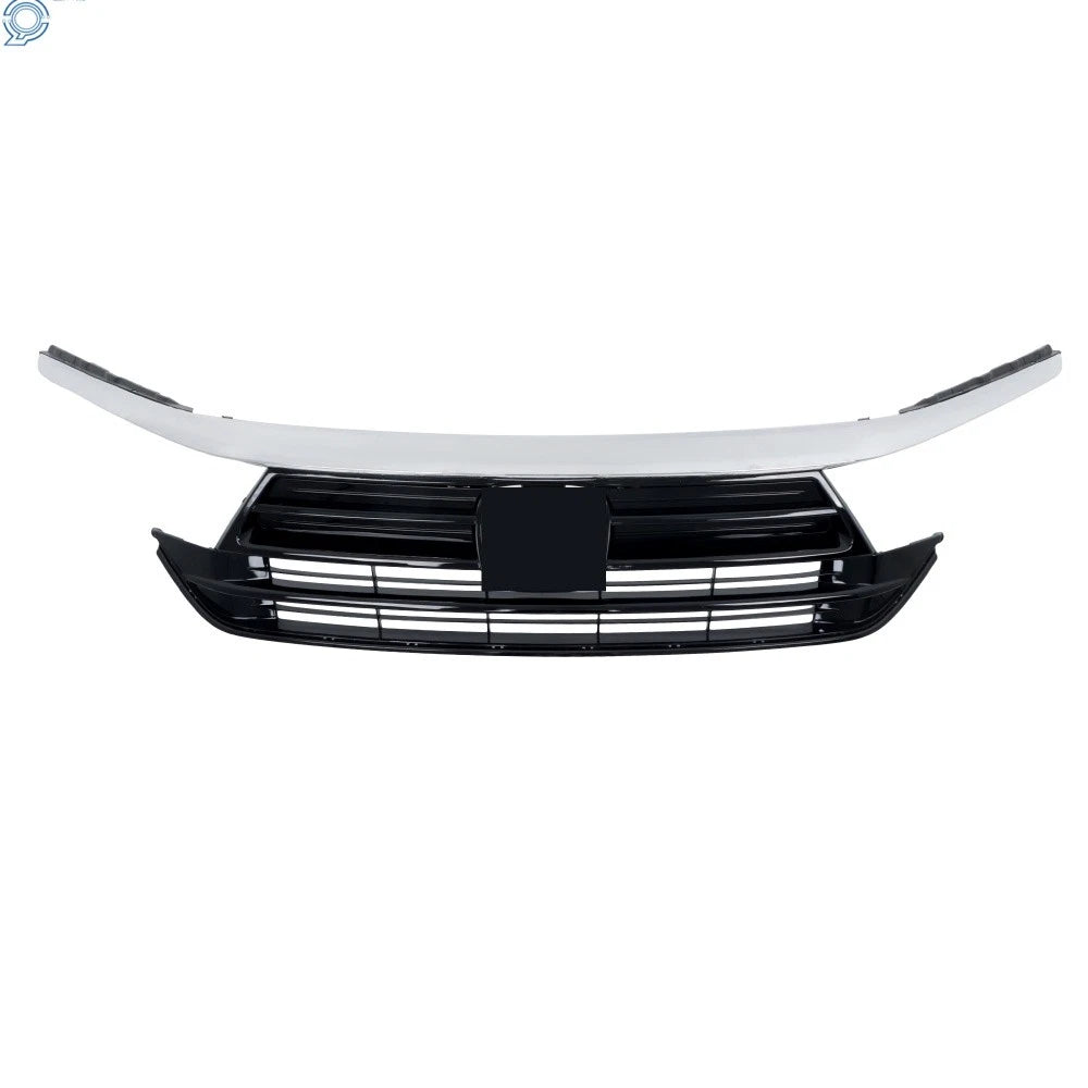 Front Bumper Upper Grille with Chrome Trim for Honda Odyssey (2021–2023)