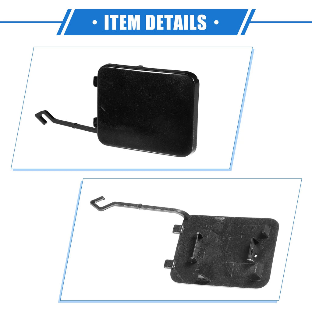 Tow Hook Cover for Mercedes-Benz W211 (2002–2008) - Black Rear Right