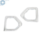 Set of 2 Chrome Fog Light Bezels for GMC Sierra 1500 Denali SLT (2019–2020)