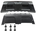 Black Front and Rear Bumper Skid Plate Trim Cover for Range Rover Sport (2014–2017)