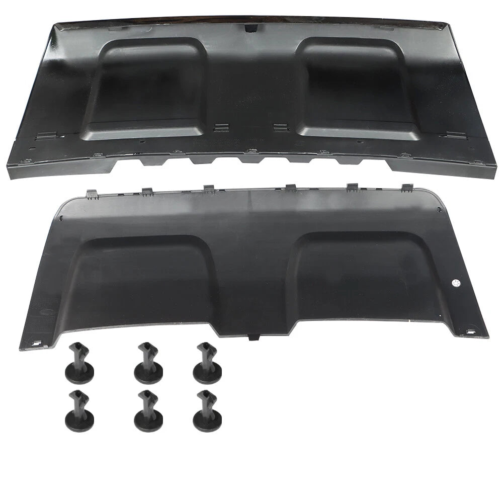 Black Front and Rear Bumper Skid Plate Trim Cover for Range Rover Sport (2014–2017)