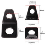 Set of 4 Seat Belt Mounting Brackets for 90 Degree Angle Installation