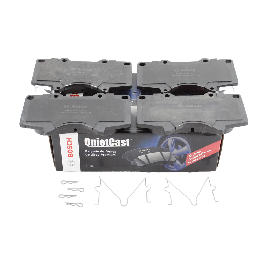 Bosch QuietCast Front Ceramic Brake Pads for Lexus GX460 GX470, Toyota 4Runner Tacoma Tundra (2003–2021)