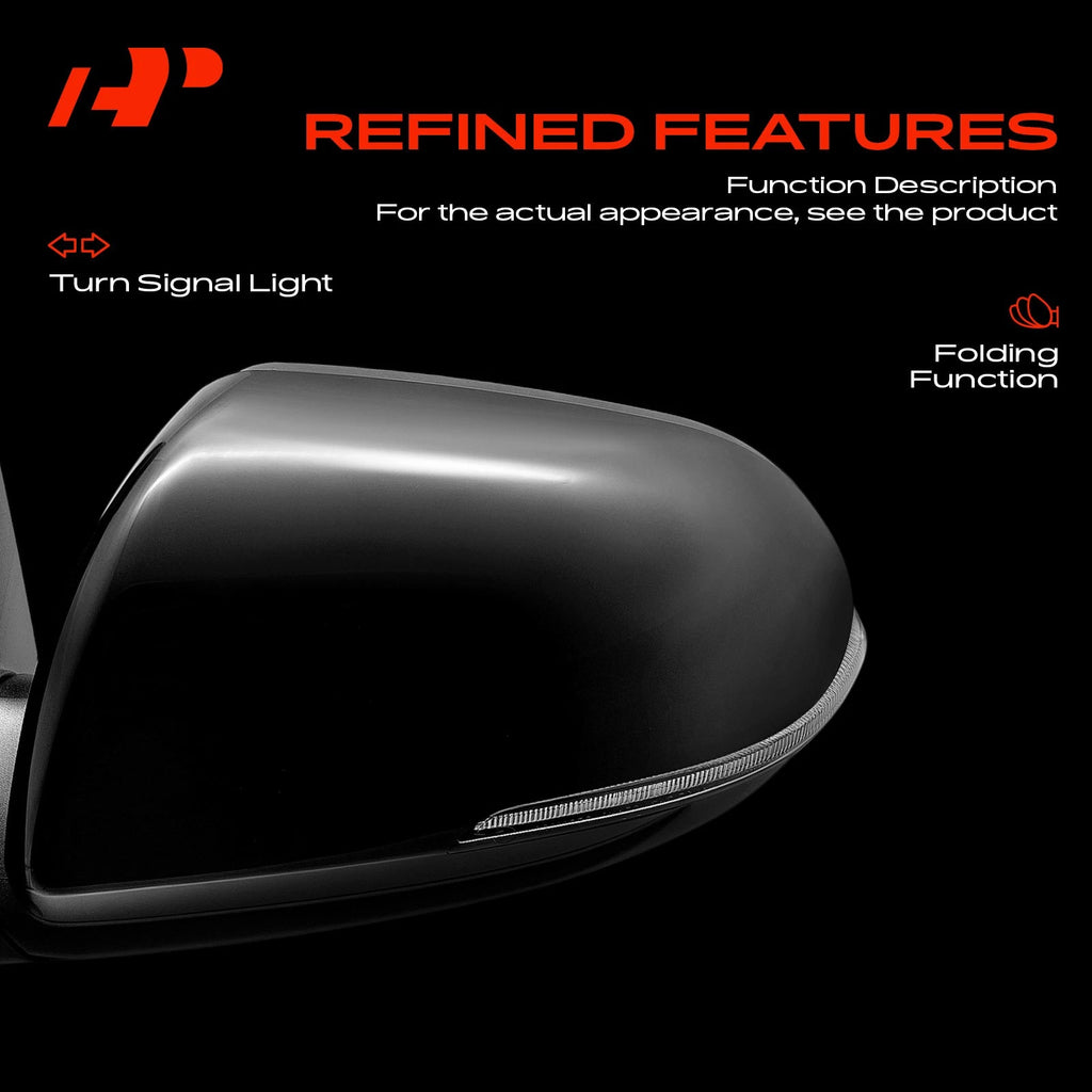 2X Power Mirrors with Blind Spot Signal Light for Kia Seltos (2021–2023)