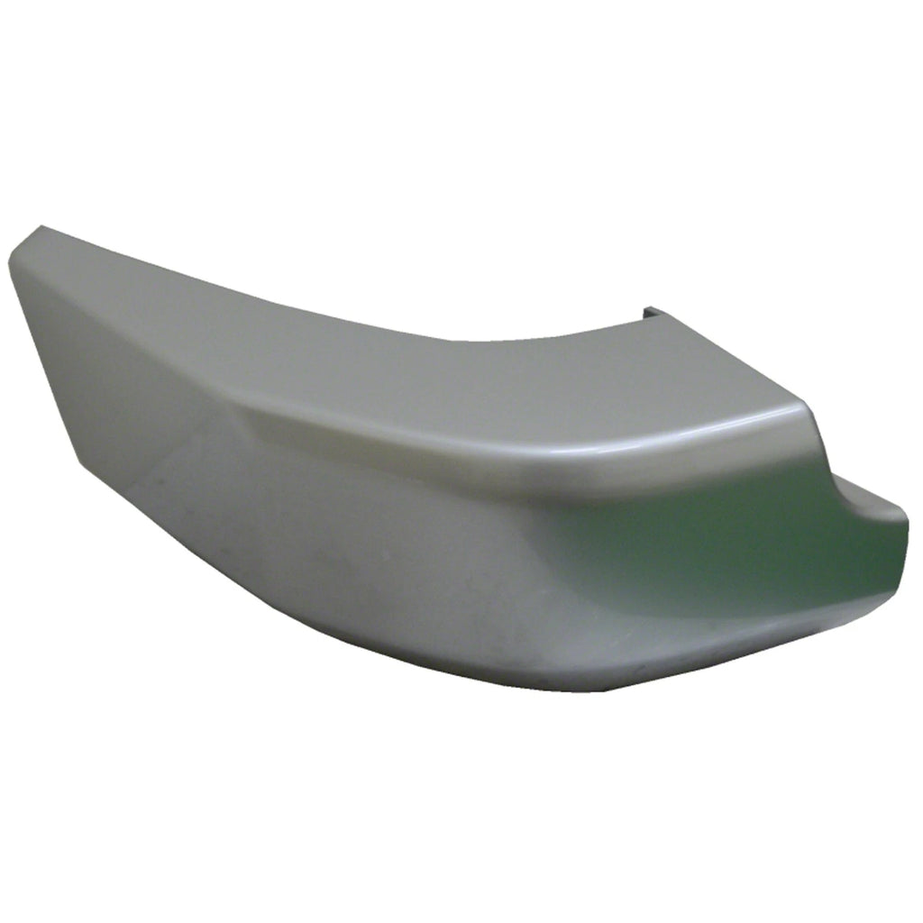 Replacement Gray/Silver Painted Polypropylene Driver Side Rear Bumper End