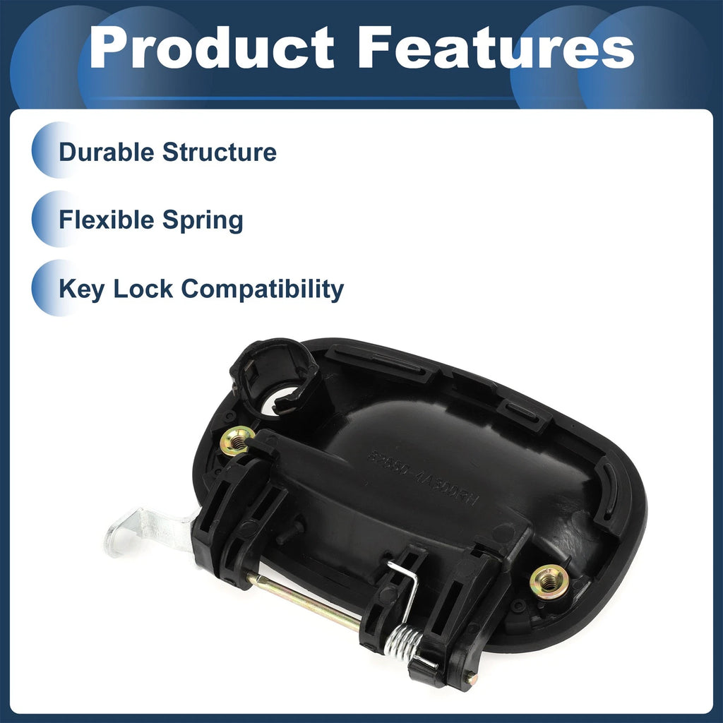 Front Right Door Handle for Hyundai H1 Starex (1998–2007) - Black