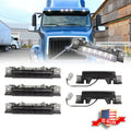 Set of 5 Smoked Lens White LED Cab Roof Marker Lights for Volvo VN/VNL (2003–Present)