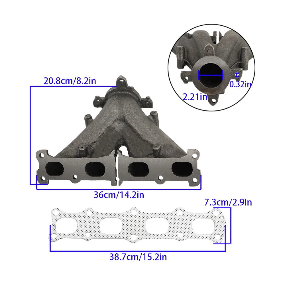 Exhaust Manifold with Gasket for Dodge Journey Avenger Caliber (2007–2020)