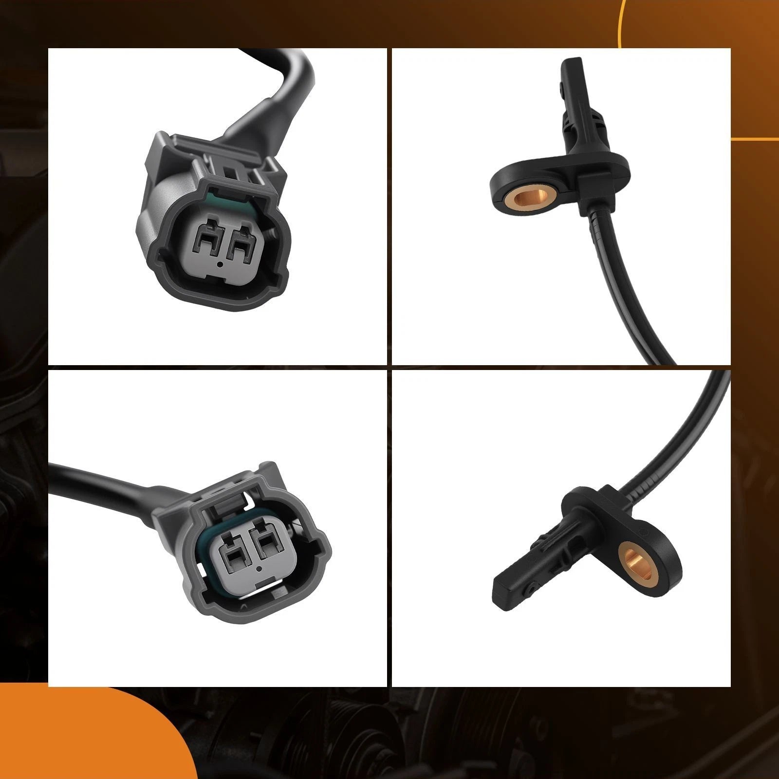 2 ABS Wheel Speed Sensors for Honda Odyssey (2007–2010)
