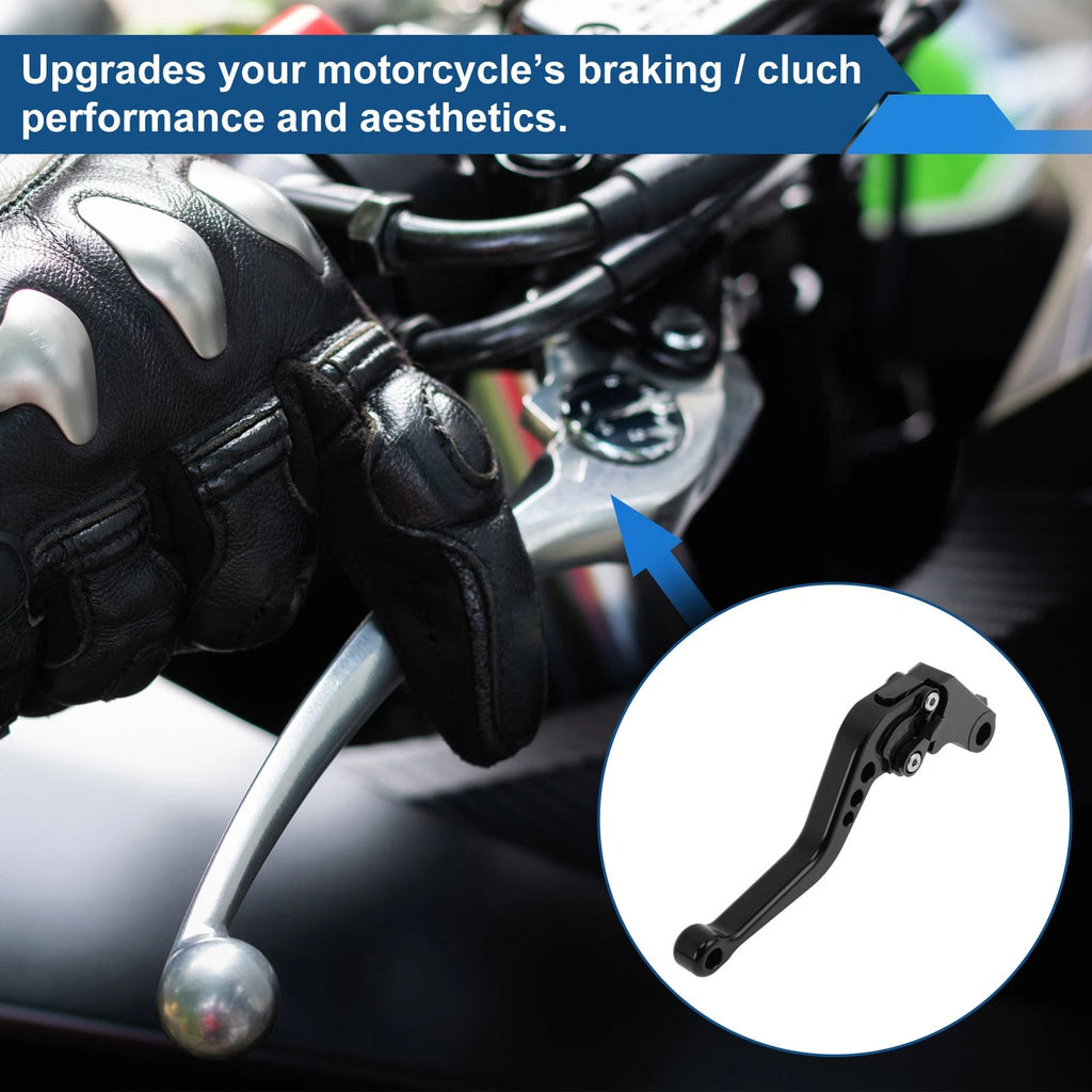 Adjustable Short Brake Clutch Levers for Honda Fury/VTX1300CX (2009–2018) Black